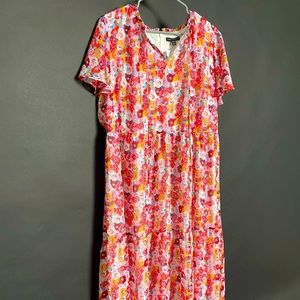 Lane Bryant Colorful floral print maxi dress
